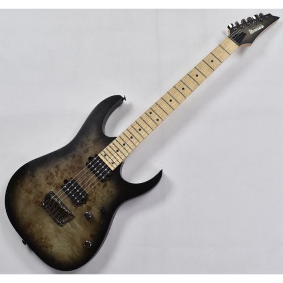Ibanez RG Prestige RG652MPBFX Electric Guitar in Anvil Gray Burst Flat with Case, RG652MPBFXAGF