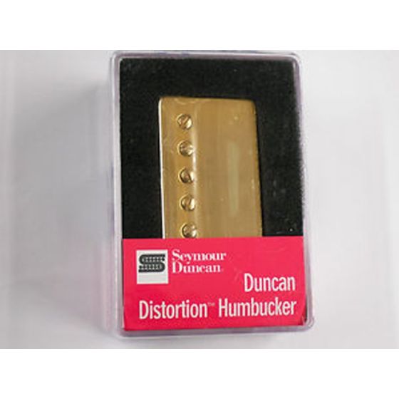 Seymour Duncan Humbucker SH-6N Duncan Distortion Neck Pickup Gold Cover, 11102-25-Gc