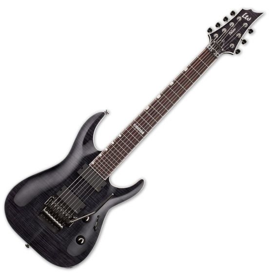ESP LTD H-1007FR Electric Guitar in See Through Black, LTD H-1007FR STBLK