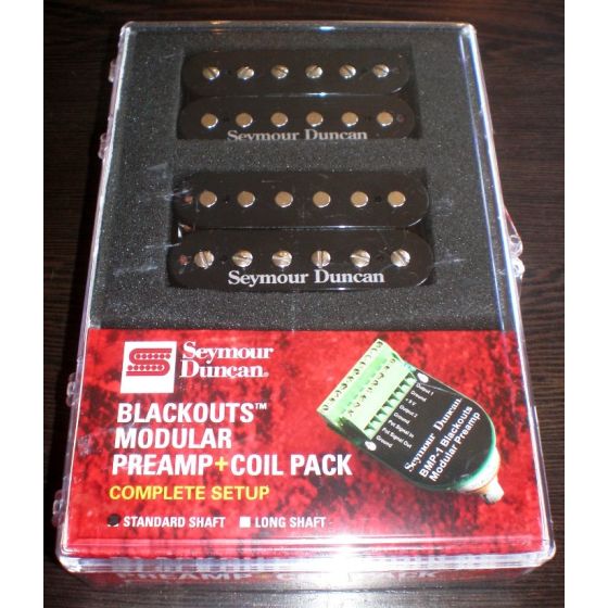 Seymour Duncan AHB-10S Blackouts Modular Preamp Full Set(Black), 11106-62-B