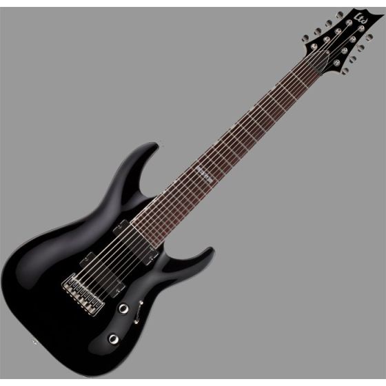 ESP LTD H-208 Guitar in Black Finish, H-208-BLK
