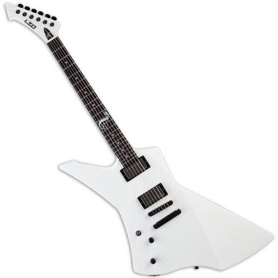 ESP LTD James Hetfield Snakebyte Left Handed Electric Guitar in Snow White, LSNAKEBYTESWLH