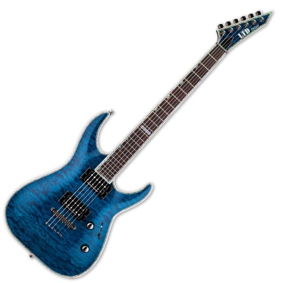 ESP LTD Deluxe MH-1000NT Duncan Blue Electric Guitar, MH-1000NT Blue