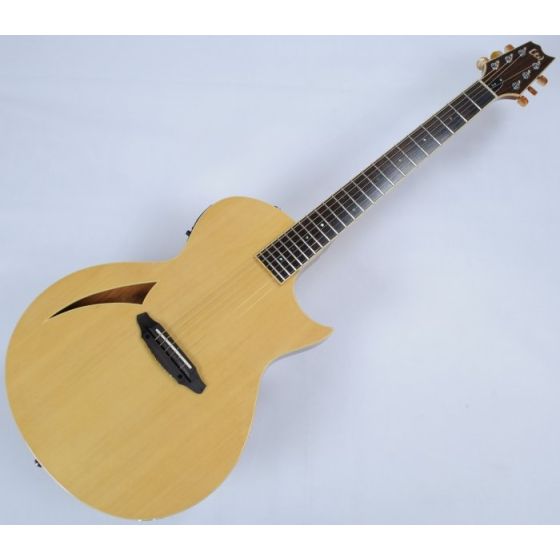 ESP LTD TL-6 Steel String Demo Acoustic Electric Guitar in Natural with Case, LTD TL-6S NAT Demo