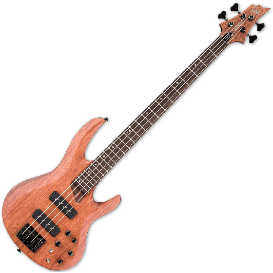 ESP LTD B-1004SE Bubinga Top Electric Bass in Natural Satin, LTD B-1004SE NS