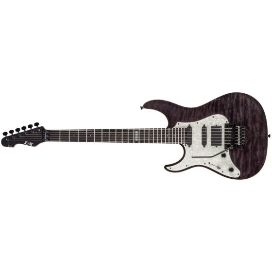 ESP LTD Elite ST-1 Left Handed Electric Guitar in See-Through Black Finish B-Stock, E-II ST1 STBLKLH.B