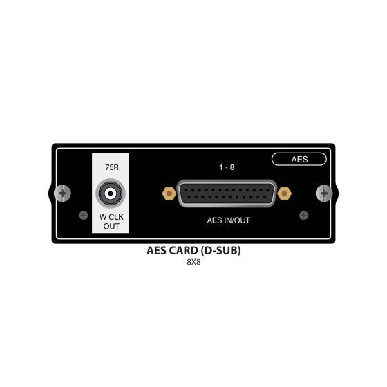 Soundcraft AES/EBU 8x8 D Type Card with Word Clock, A520.003000SP