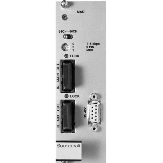 Soundcraft Optical MADI 64 i/o Card (singlemode), RS2563SP