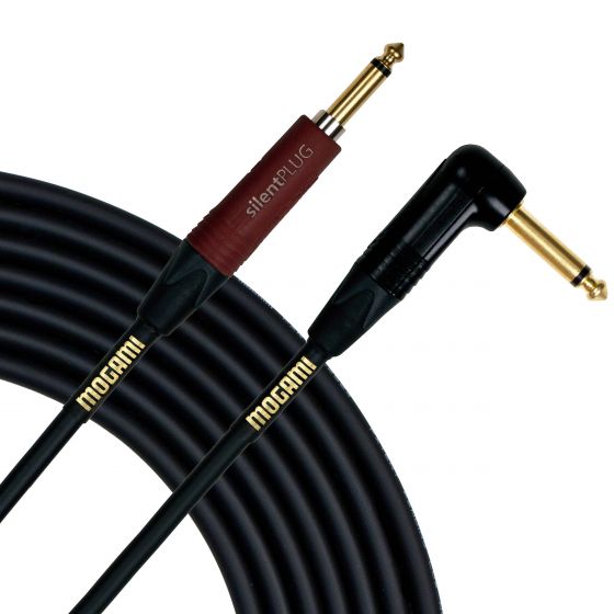 Mogami Gold Instrument Silent S R Cable 10 ft., GOLD INST SILENT S 10R