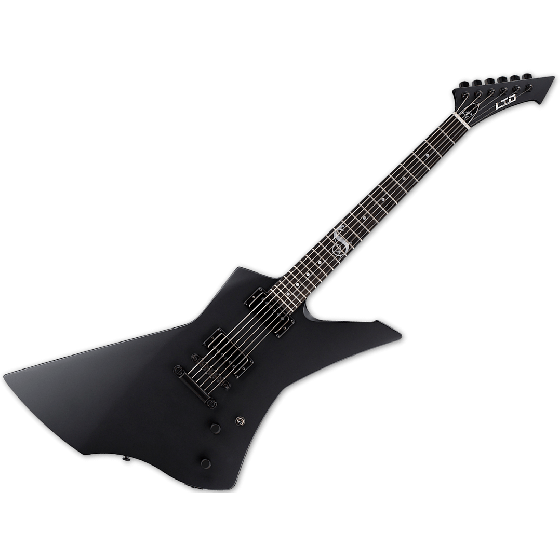 ESP LTD James Hetfield Snakebyte Electric Guitar in Black Satin, LTD SNAKEBYTE BLKS