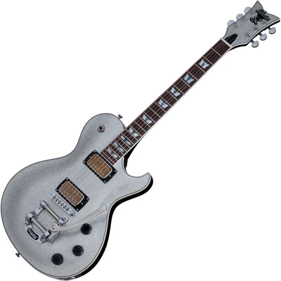 Schecter Solo-6B Electric Guitar Silver Sparkle, 176