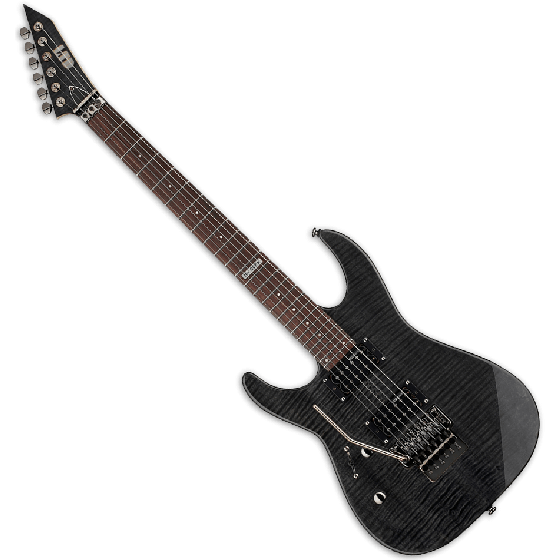 ESP LTD M-100FM Left Handed Electric Guitar in See-Through Black, M-100FM STBLK LH