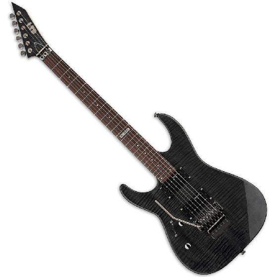 ESP LTD M-100FM Left Handed Electric Guitar in See-Through Black B-Stock, M-100FM STBLK LH