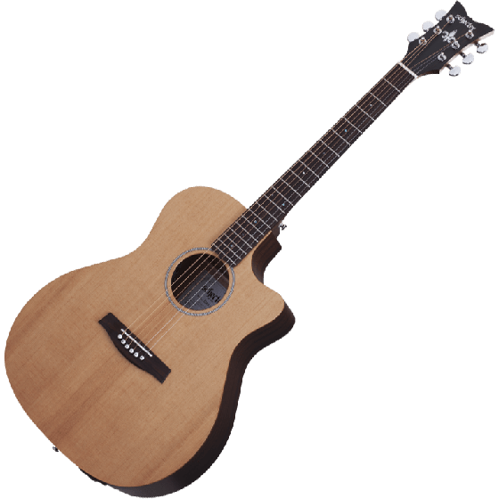 Schecter Deluxe Acoustic Guitar in Natural Satin Finish, 3715