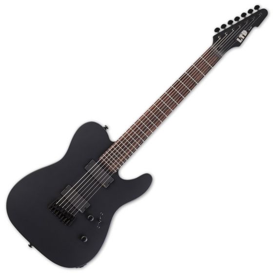 ESP LTD TE-407 Guitar in Black Satin Finish, LTD TE-407BLKS