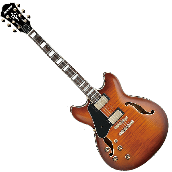 Ibanez Artcore Expressionist AS93L Left-Handed Semi-Hollow Electric Guitar in Violin Sunburst, AS93LVLS