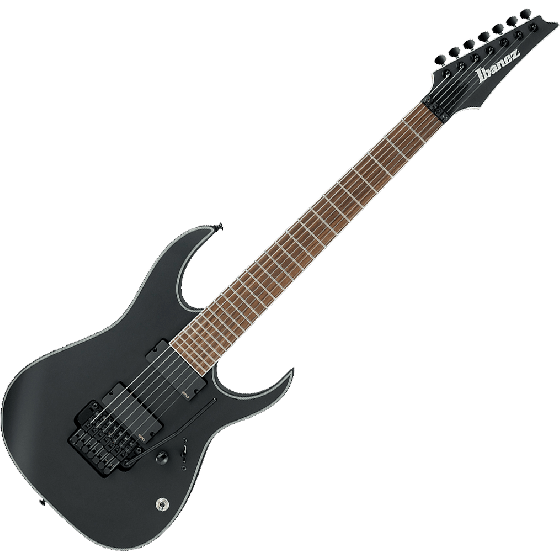 Ibanez RG Iron Label RGIR37BE 7 String Electric Guitar in Black Flat, RGIR37BEBKF