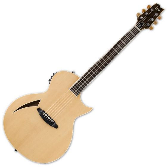 ESP LTD TL-6S Steel String Acoustic Electric Guitar in Natural Finish, LTD TL-6S NAT