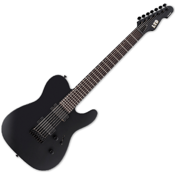 ESP LTD TE-417 Electric Guitar in Black Satin, LTE417BLKS