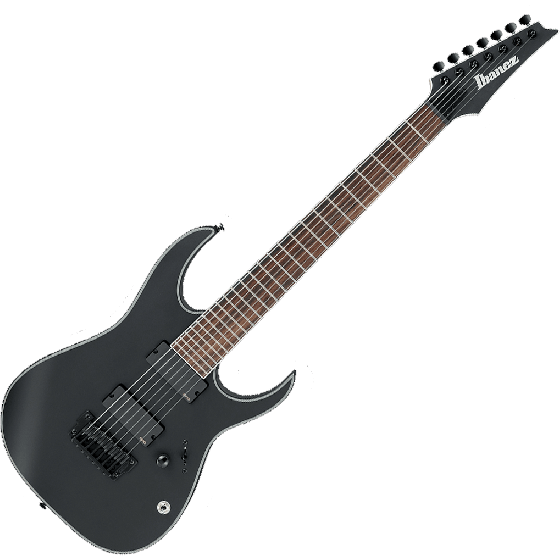 Ibanez RG Iron Label RGIR37BFE 7 String Electric Guitar in Black Flat, RGIR37BFEBKF