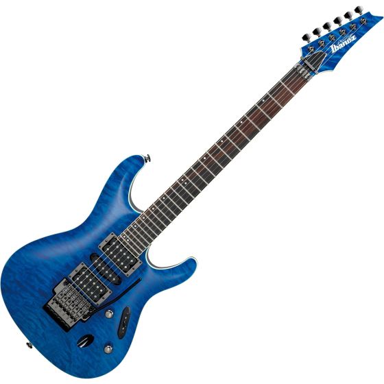 Ibanez S Prestige S6570Q Electric Guitar Natural Blue, S6570QNBL