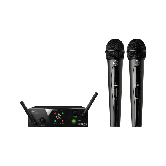 AKG WMS40 Mini Dual Vocal Set - Channels A/B, 3350X00050