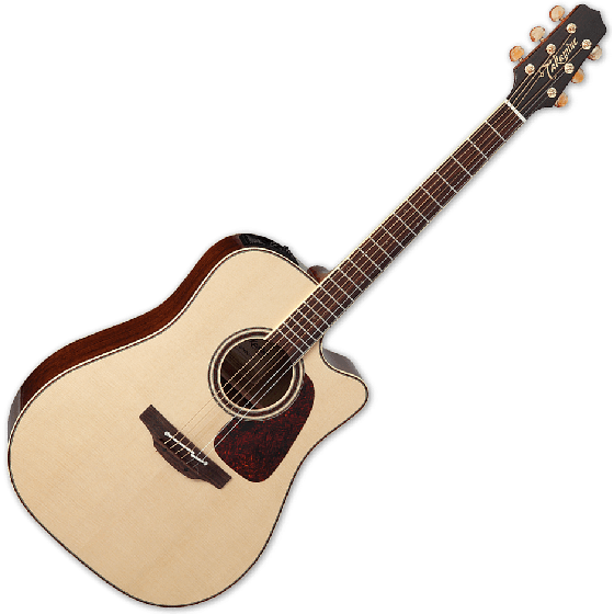 Takamine CP4DC-OV Dreadnought Acoustic Guitar with Cutaway in Natural Finish, TAKCP4DCOV