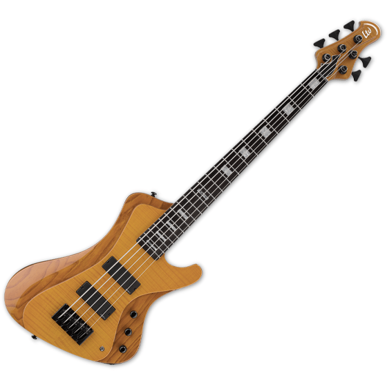 ESP LTD Stream-1005 Flamed Maple 5 String Electric Bass Honey Natural, LSTREAM1005FMHN