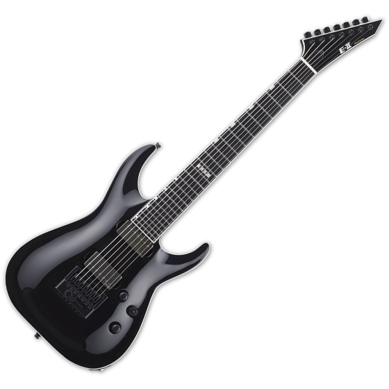 ESP E-II Horizon NT-7 Evertune 7 String Electric Guitar Black, EIIHORNT7ETBLK