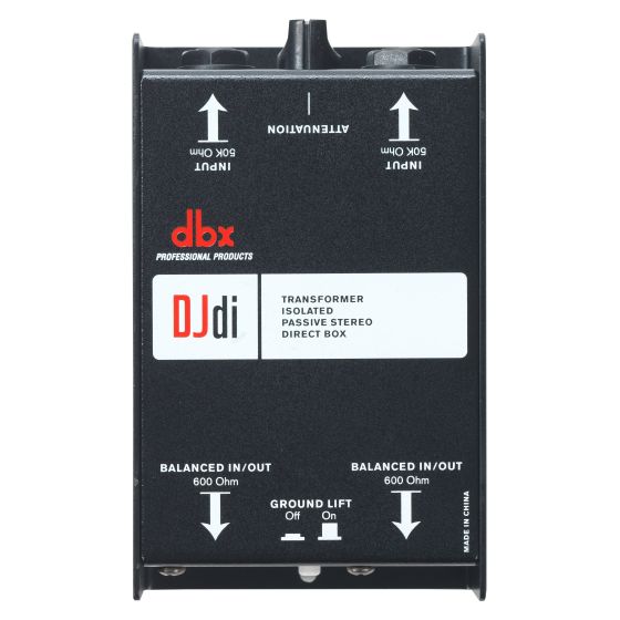 dbx DJD1 2-Channel Passive Direct Box, DBXDJDI