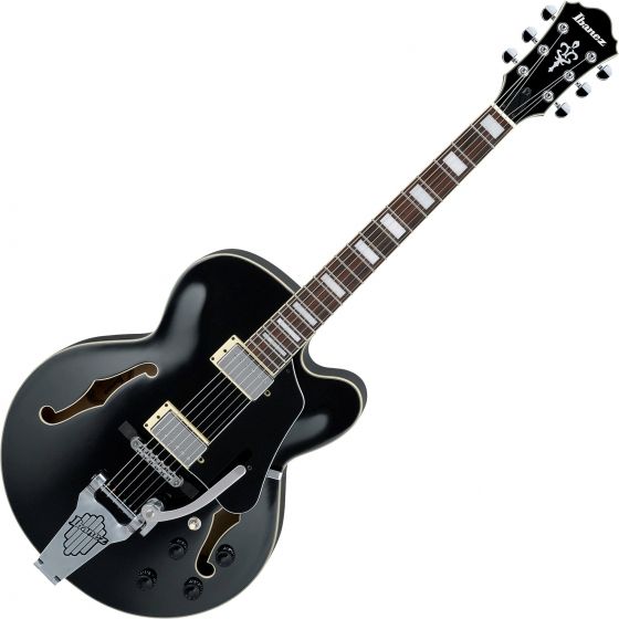 Ibanez Artcore AF75TBK Semi-Hollow Electric Guitar Black, AF75TBK