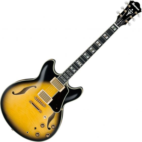 Ibanez Artstar Prestige AS200 Hollow Body Electric Guitar Vintage Yellow Sunburst, AS200VYS