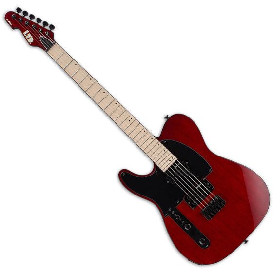 ESP LTD TE-200 Left-Handed Electric Guitar See Thru Black Cherry, LTE200MSTBCLH
