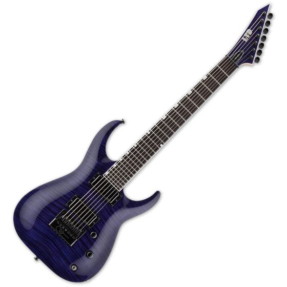 ESP LTD Brian Head Welch SH-7ET FM Signature 7-String Electric Guitar See Thru Purple, LSH7ETFMSTP