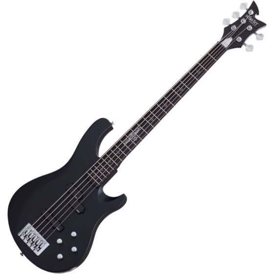 Schecter Johnny Christ-5 Bass Signature 5-String Electric Bass Satin Black, 278