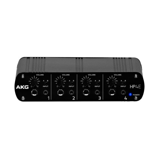 AKG HP4E 4-Channel Headphone Amplifier, 3450H00050