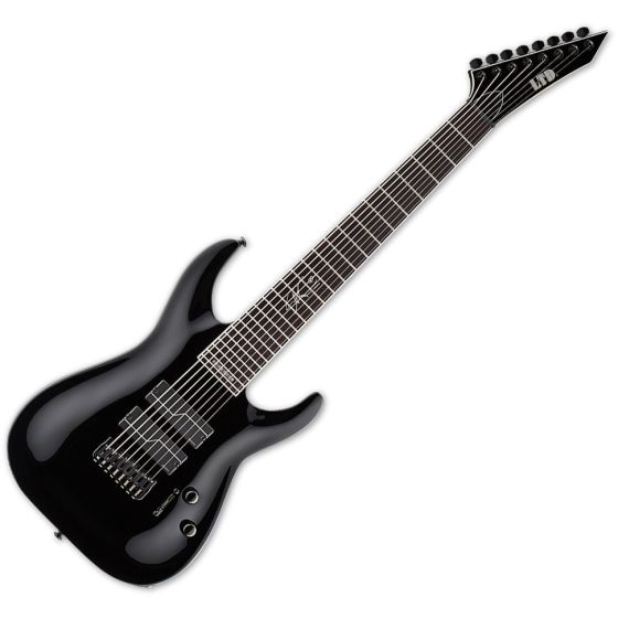 ESP LTD Stephen Carpenter Signature SC-608B 8 String Baritone Electric Guitar Black, LSC608BBLKF