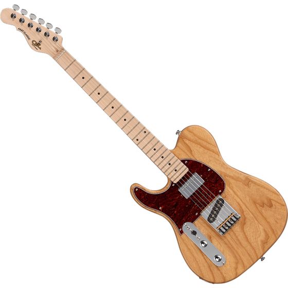G&L Tribute ASAT Classic Bluesboy Left-Handed Electric Guitar Natural Gloss, TI-ACB-120L20M40