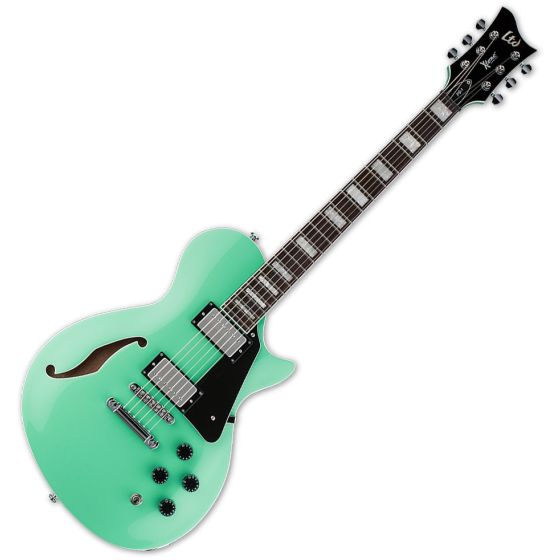 ESP LTD PS-1 Semi-Hollow Electric Guitar Sea Foam Green, XPS1SFG