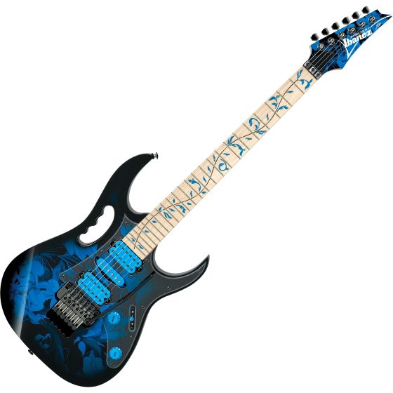 Ibanez Steve Vai Signature JEM77P Electric Guitar Blue Floral Pattern, JEM77PBFP