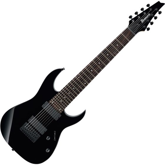 Ibanez RG Standard RG8 8 String Electric Guitar Black, RG8BK