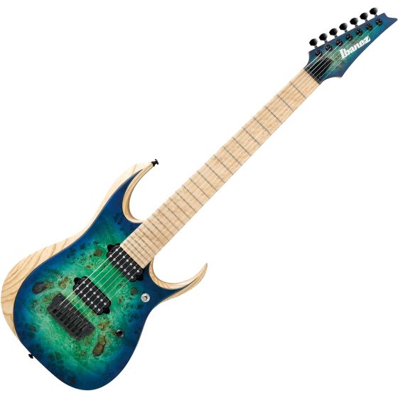Ibanez RGD Iron Label RGDIX7MPB 7 String Electric Guitar Surreal Blue Burst, RGDIX7MPBSBB