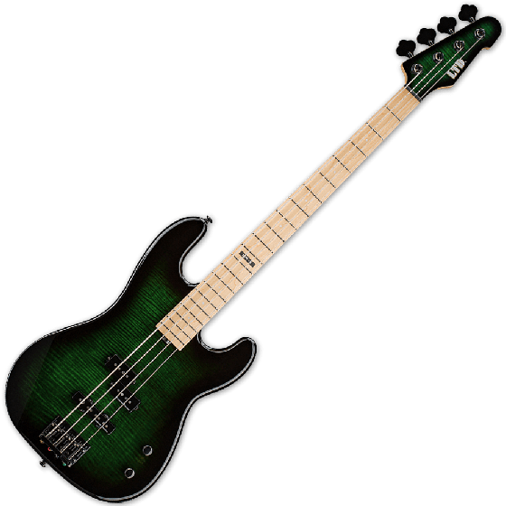 ESP LTD MM-4FM Marco Mendoza Electric Bass See Thru Green Sunburst B-Stock, LMM4FMDSTGSB.B