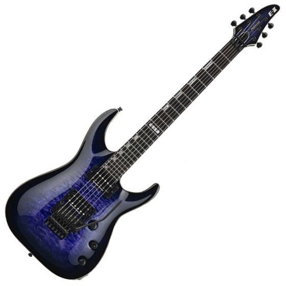 ESP E-II Horizon QM FR RDB Quilted Maple Reindeer Blue Electric, EIIHORQMFRRDB