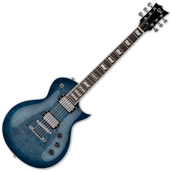 ESP LTD EC-256FM Flamed Maple Top Electric Guitar Cobalt Blue B-Stock, LEC256CB.B