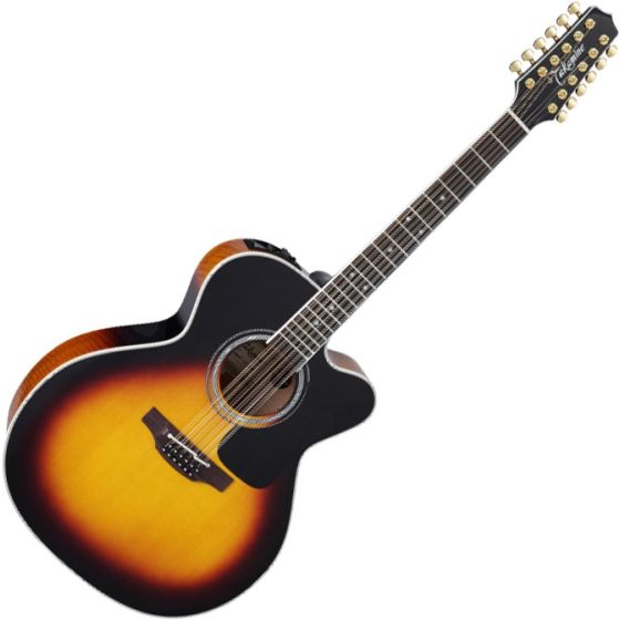 Takamine P6JC-12 Jumbo 12-String Acoustic Electric Guitar Brown Sunburst B-Stock, TAKP6JC12BSB.B