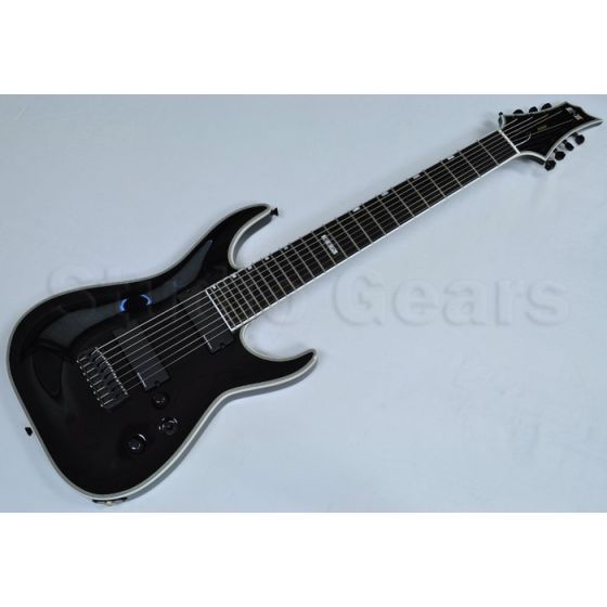 ESP E-II HRF-NT8 B BLK 8-String Baritone Electric Guitar, EIIHRFNT8BBLK