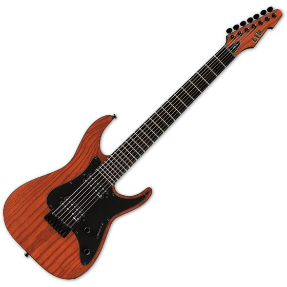 ESP LTD Alex Wade AW-7 Strings Baritone Guitar Padauk Brown Satin B-Stock, LAW7BPBS.B