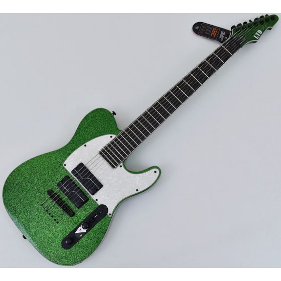 ESP LTD SCT-607 Baritone Stephen Carpenter Electric Guitar Green Sparkle, LSCT607BGSP