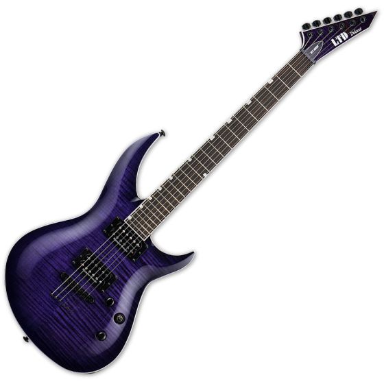 ESP LTD H3-1000 Electric Guitar See Thru Purple Sunburst, LH31000FMSTPSB